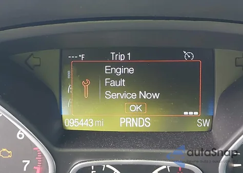 2017 Ford Escape S из США, поврежденный, VIN 1FMCU0F75HUD82158